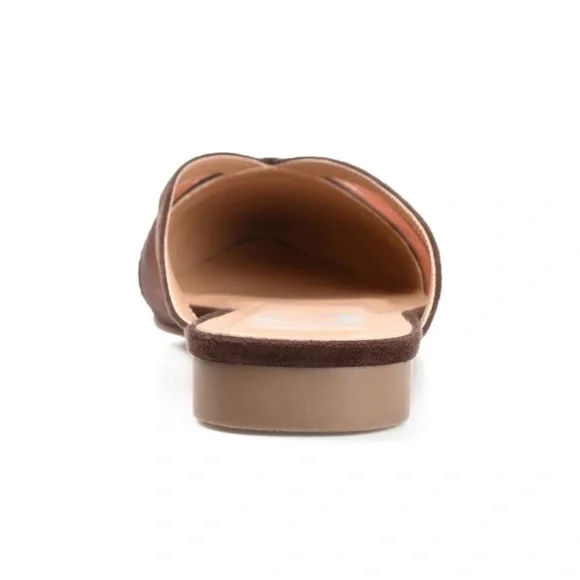 Journee Collection Womens Reeo Slip On Pointed Toe Mules Flats * - Picture 3 of 6
